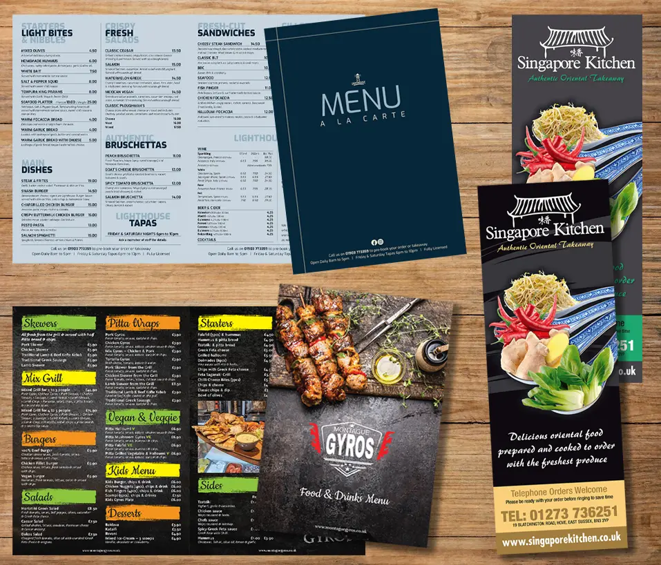 menus